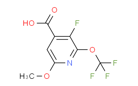 AM165016 | 1804790-23-5 | 3-Fluoro-6-methoxy-2-(trifluoromethoxy)pyridine-4-carboxylic acid