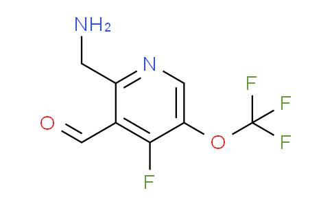 2-(Aminomethyl)-4-fluoro-5-(trifluoromethoxy)pyridine-3-carboxaldehyde