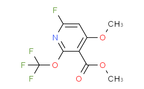 Methyl 6-fluoro-4-methoxy-2-(trifluoromethoxy)pyridine-3-carboxylate