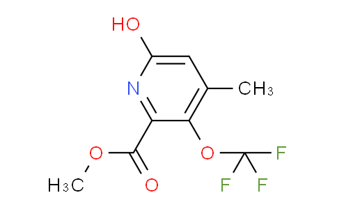 AM165037 | 1806717-72-5 | Methyl 6-hydroxy-4-methyl-3-(trifluoromethoxy)pyridine-2-carboxylate