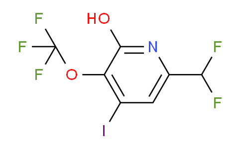 6-(Difluoromethyl)-2-hydroxy-4-iodo-3-(trifluoromethoxy)pyridine