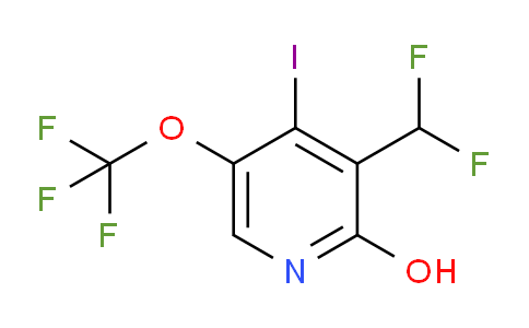 3-(Difluoromethyl)-2-hydroxy-4-iodo-5-(trifluoromethoxy)pyridine