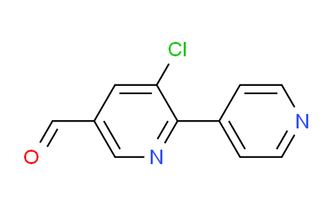 5-Chloro-6-(pyridin-4-yl)nicotinaldehyde