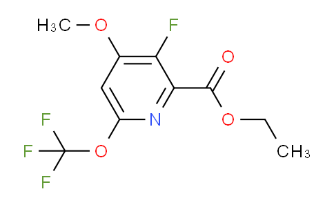 AM165050 | 1806719-70-9 | Ethyl 3-fluoro-4-methoxy-6-(trifluoromethoxy)pyridine-2-carboxylate
