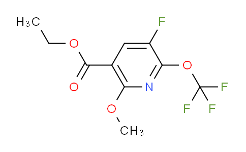 Ethyl 3-fluoro-6-methoxy-2-(trifluoromethoxy)pyridine-5-carboxylate