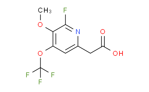 2-Fluoro-3-methoxy-4-(trifluoromethoxy)pyridine-6-acetic acid