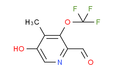 5-Hydroxy-4-methyl-3-(trifluoromethoxy)pyridine-2-carboxaldehyde