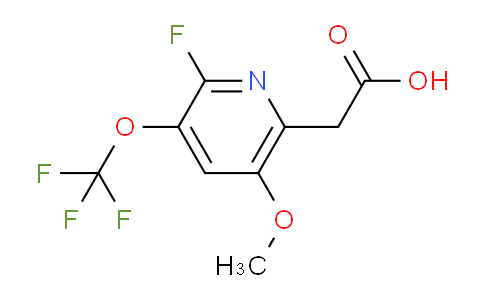 AM165088 | 1804625-81-7 | 2-Fluoro-5-methoxy-3-(trifluoromethoxy)pyridine-6-acetic acid