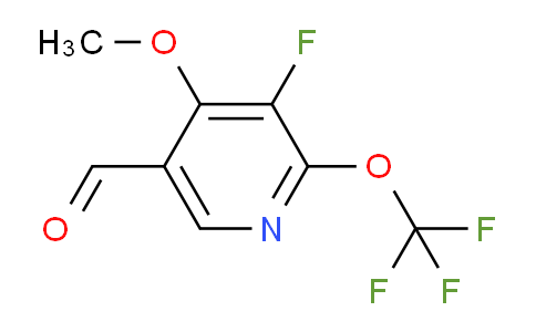 AM165092 | 1804304-69-5 | 3-Fluoro-4-methoxy-2-(trifluoromethoxy)pyridine-5-carboxaldehyde
