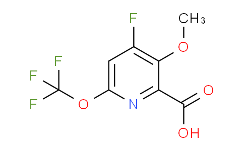 AM165093 | 1805954-32-8 | 4-Fluoro-3-methoxy-6-(trifluoromethoxy)pyridine-2-carboxylic acid