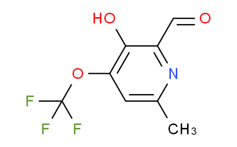 3-Hydroxy-6-methyl-4-(trifluoromethoxy)pyridine-2-carboxaldehyde