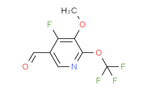 4-Fluoro-3-methoxy-2-(trifluoromethoxy)pyridine-5-carboxaldehyde