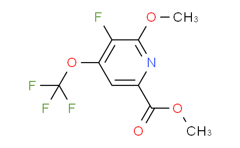 Methyl 3-fluoro-2-methoxy-4-(trifluoromethoxy)pyridine-6-carboxylate