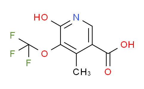 2-Hydroxy-4-methyl-3-(trifluoromethoxy)pyridine-5-carboxylic acid