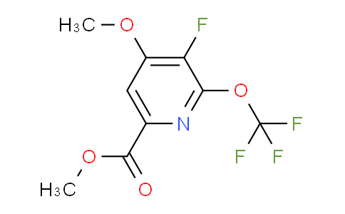 Methyl 3-fluoro-4-methoxy-2-(trifluoromethoxy)pyridine-6-carboxylate