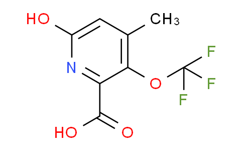 6-Hydroxy-4-methyl-3-(trifluoromethoxy)pyridine-2-carboxylic acid