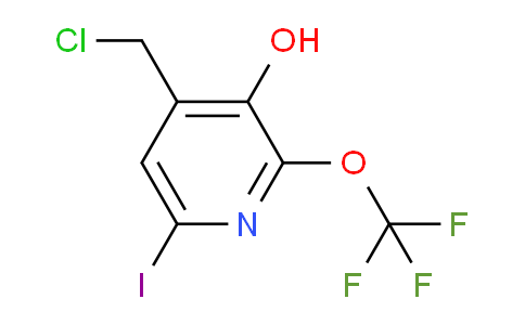 4-(Chloromethyl)-3-hydroxy-6-iodo-2-(trifluoromethoxy)pyridine