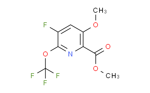 AM165123 | 1804328-60-6 | Methyl 3-fluoro-5-methoxy-2-(trifluoromethoxy)pyridine-6-carboxylate