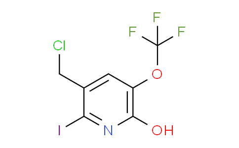 3-(Chloromethyl)-6-hydroxy-2-iodo-5-(trifluoromethoxy)pyridine