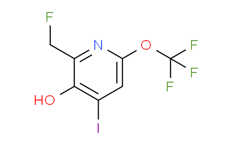 2-(Fluoromethyl)-3-hydroxy-4-iodo-6-(trifluoromethoxy)pyridine