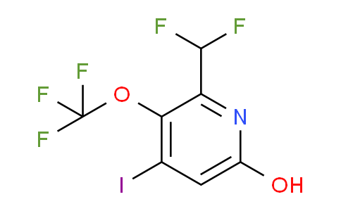 AM165126 | 1804761-43-0 | 2-(Difluoromethyl)-6-hydroxy-4-iodo-3-(trifluoromethoxy)pyridine