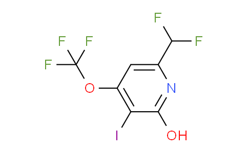 6-(Difluoromethyl)-2-hydroxy-3-iodo-4-(trifluoromethoxy)pyridine