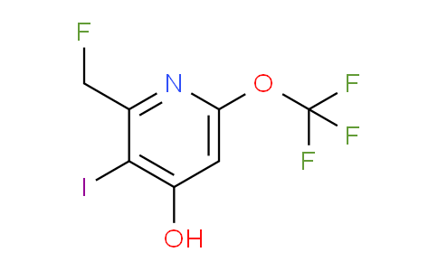 2-(Fluoromethyl)-4-hydroxy-3-iodo-6-(trifluoromethoxy)pyridine