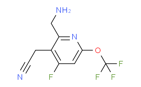 2-(Aminomethyl)-4-fluoro-6-(trifluoromethoxy)pyridine-3-acetonitrile