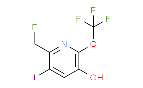 2-(Fluoromethyl)-5-hydroxy-3-iodo-6-(trifluoromethoxy)pyridine