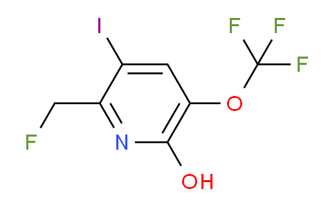 2-(Fluoromethyl)-6-hydroxy-3-iodo-5-(trifluoromethoxy)pyridine
