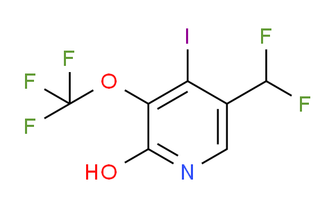 5-(Difluoromethyl)-2-hydroxy-4-iodo-3-(trifluoromethoxy)pyridine