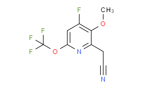 4-Fluoro-3-methoxy-6-(trifluoromethoxy)pyridine-2-acetonitrile
