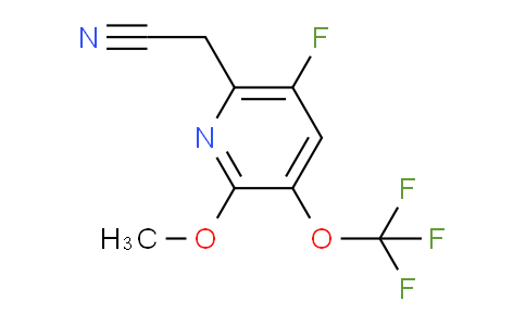 5-Fluoro-2-methoxy-3-(trifluoromethoxy)pyridine-6-acetonitrile