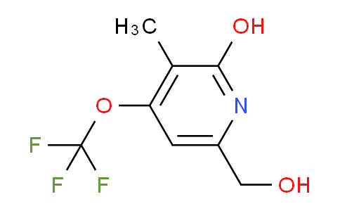 2-Hydroxy-3-methyl-4-(trifluoromethoxy)pyridine-6-methanol