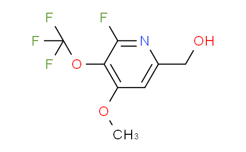2-Fluoro-4-methoxy-3-(trifluoromethoxy)pyridine-6-methanol