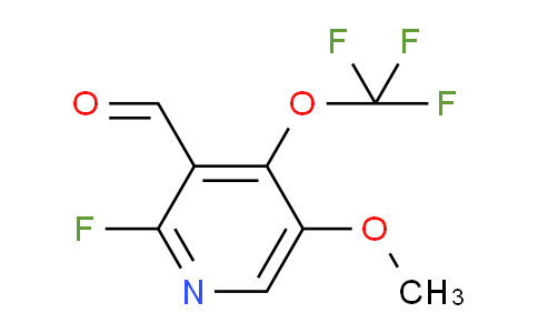 2-Fluoro-5-methoxy-4-(trifluoromethoxy)pyridine-3-carboxaldehyde
