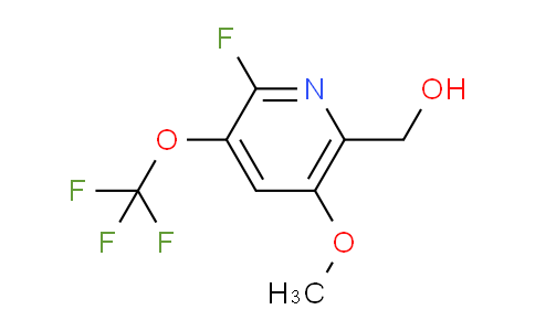 2-Fluoro-5-methoxy-3-(trifluoromethoxy)pyridine-6-methanol