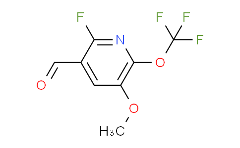 2-Fluoro-5-methoxy-6-(trifluoromethoxy)pyridine-3-carboxaldehyde