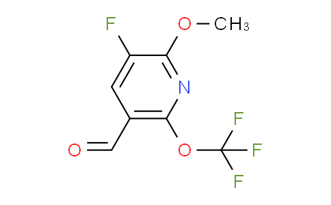3-Fluoro-2-methoxy-6-(trifluoromethoxy)pyridine-5-carboxaldehyde