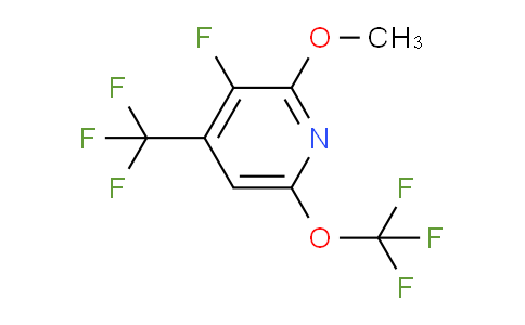 AM165201 | 1804323-36-1 | 3-Fluoro-2-methoxy-6-(trifluoromethoxy)-4-(trifluoromethyl)pyridine