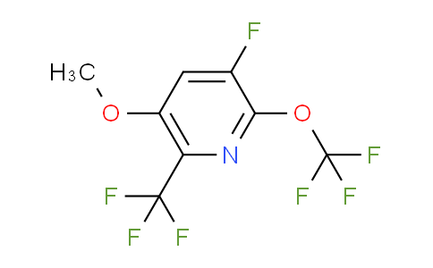 AM165204 | 1804303-48-7 | 3-Fluoro-5-methoxy-2-(trifluoromethoxy)-6-(trifluoromethyl)pyridine