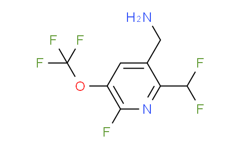 AM165205 | 1803683-59-1 | 3-(Aminomethyl)-2-(difluoromethyl)-6-fluoro-5-(trifluoromethoxy)pyridine