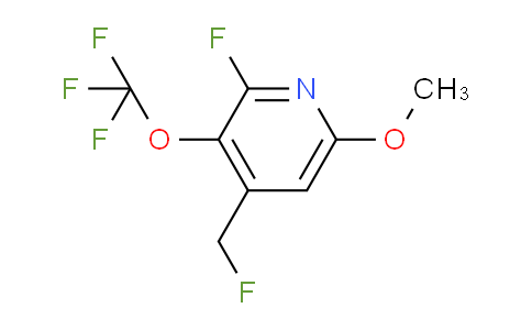 AM165213 | 1804430-31-6 | 2-Fluoro-4-(fluoromethyl)-6-methoxy-3-(trifluoromethoxy)pyridine