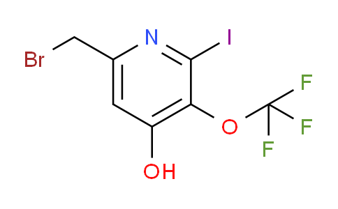 6-(Bromomethyl)-4-hydroxy-2-iodo-3-(trifluoromethoxy)pyridine