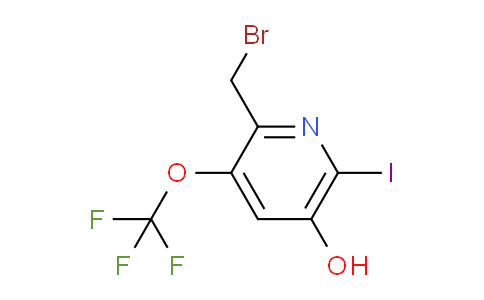 2-(Bromomethyl)-5-hydroxy-6-iodo-3-(trifluoromethoxy)pyridine