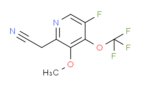 5-Fluoro-3-methoxy-4-(trifluoromethoxy)pyridine-2-acetonitrile