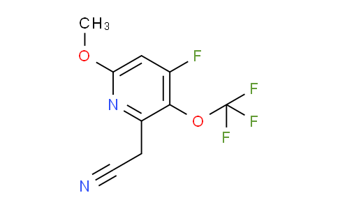 4-Fluoro-6-methoxy-3-(trifluoromethoxy)pyridine-2-acetonitrile