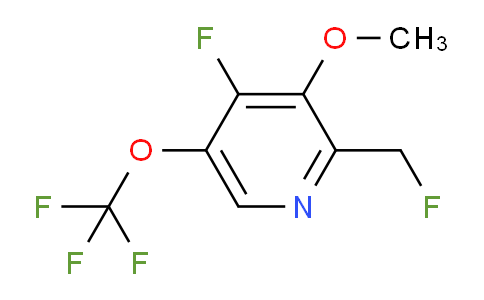 4-Fluoro-2-(fluoromethyl)-3-methoxy-5-(trifluoromethoxy)pyridine