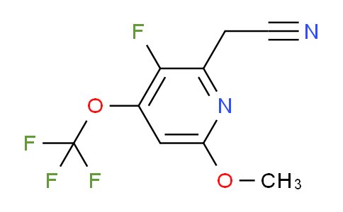 3-Fluoro-6-methoxy-4-(trifluoromethoxy)pyridine-2-acetonitrile
