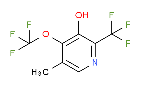 3-Hydroxy-5-methyl-4-(trifluoromethoxy)-2-(trifluoromethyl)pyridine